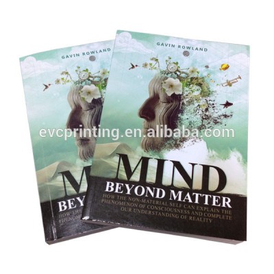 custom black and white printing novel book printing factory