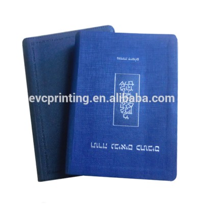 Fabric Cover Hardcover Book Printing Service in Shenzhen Caihui Printing